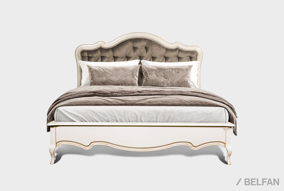 Кровать комбинированная "Трио" массив и шпон дуба 1