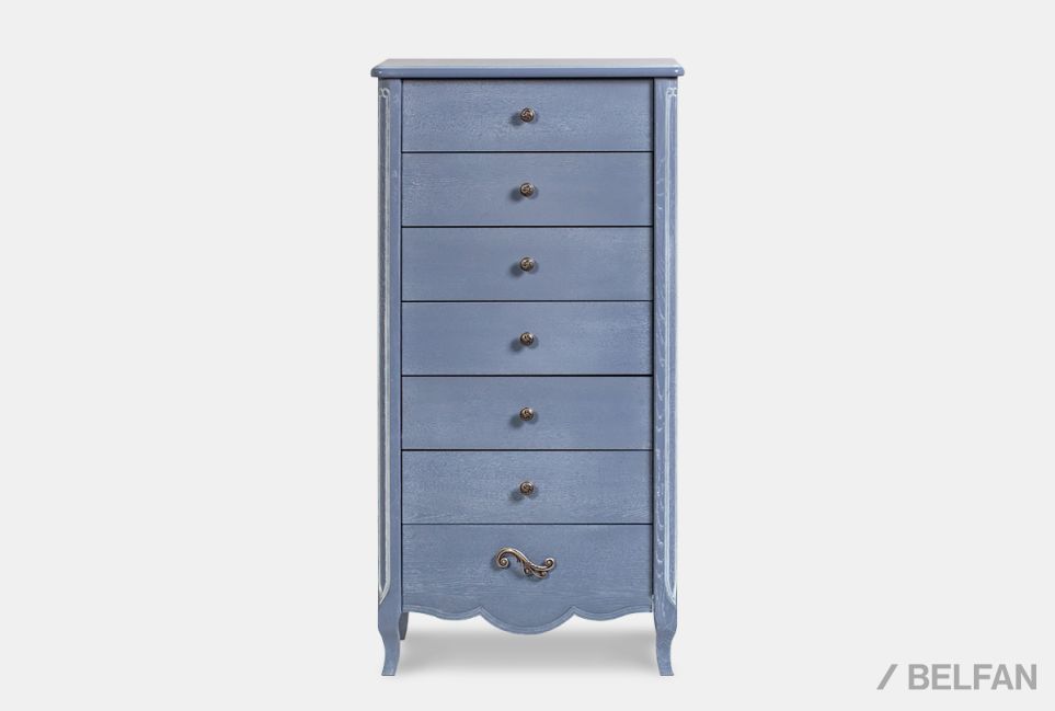 Комод "Катрин" высокий массив и шпон дуба 2