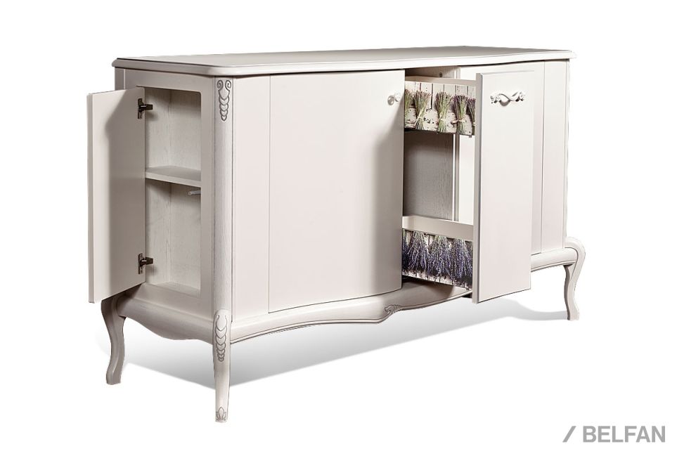 Тумба "Флерон" массив и шпон бука 3