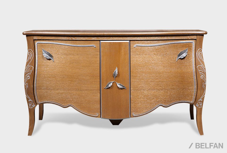 Тумба-бар "Трио" массив и шпон дуба 2