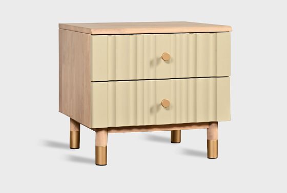 Тумба прикроватная "Меридиан" массив дуба, МДФ 10