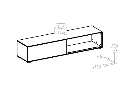 Тумба под ТВ "Гринвуд"