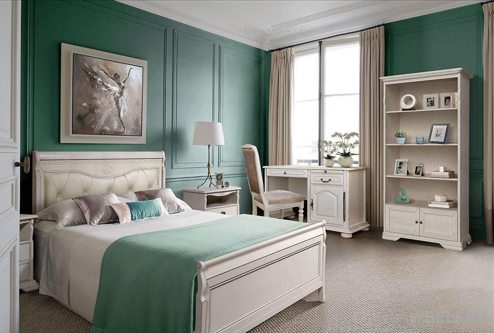 Кровать "Лика" (высокое изножье) массив и шпон дуба 3