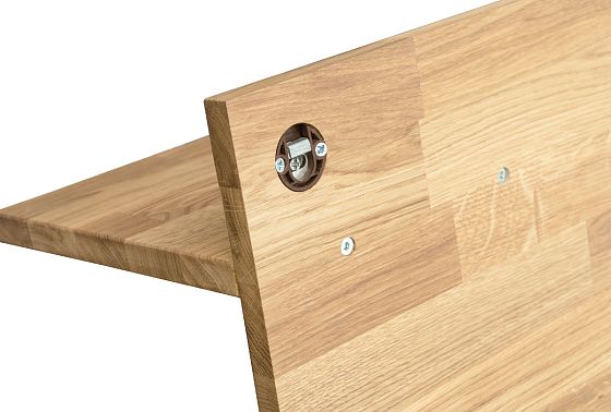 Вешалка настенная "Арт" массив дуба 9