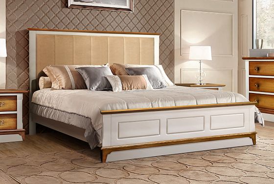 Кровать "Бриансон" массив и шпон дуба, МДФ 7