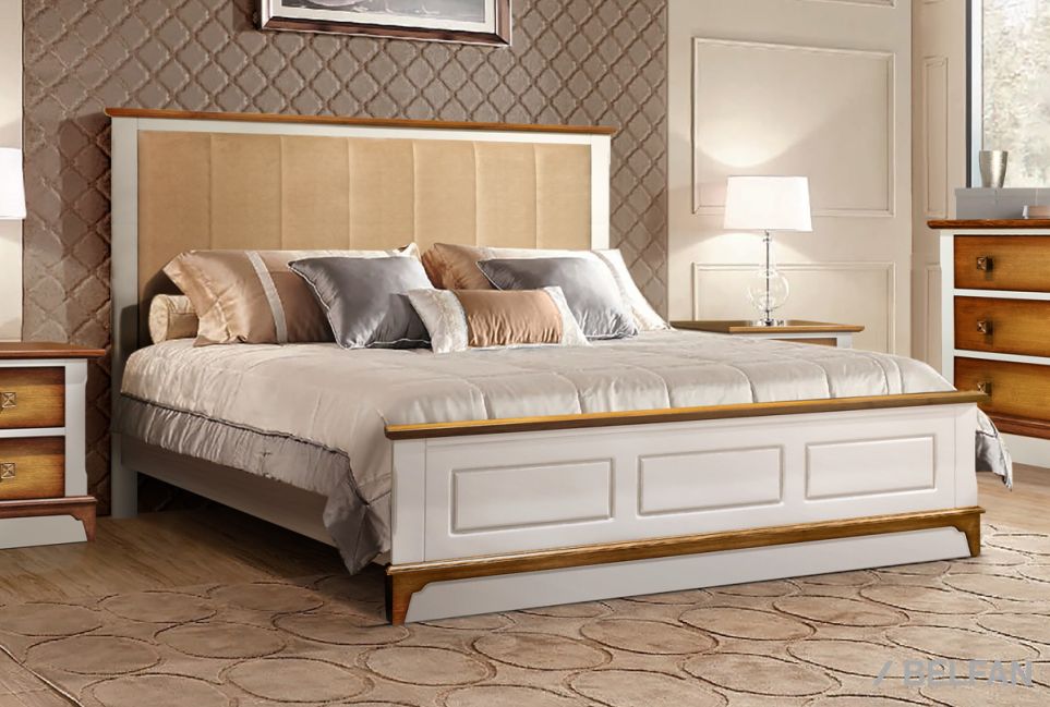 Кровать "Бриансон" массив и шпон дуба, МДФ 1