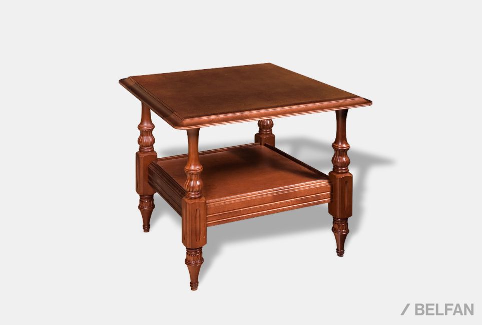 Стол журнальный "Престиж" 21 массив и шпон берёзы 1