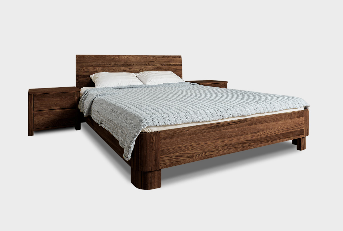 Кровать "Норд" массив дуба 1