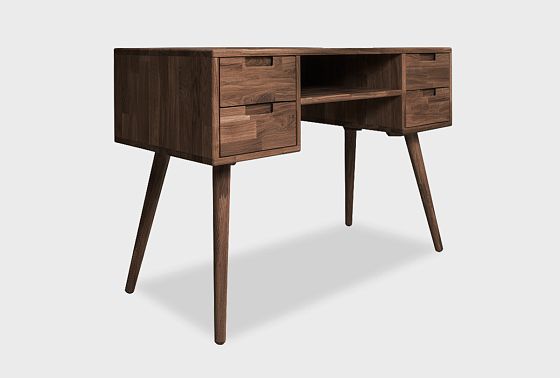 Стол письменный "Ирвинг" (2 тумбы) массив дуба 12