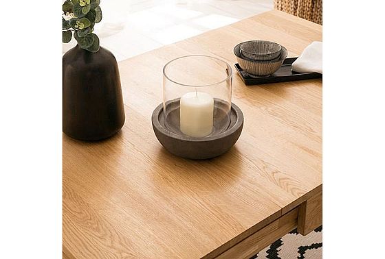 Стол обеденный "Норд" (раскладной) массив дуба 5