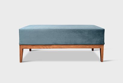 Банкетка "Арт" (большая); *А-016.226; орех; Tiffany 12 Azur