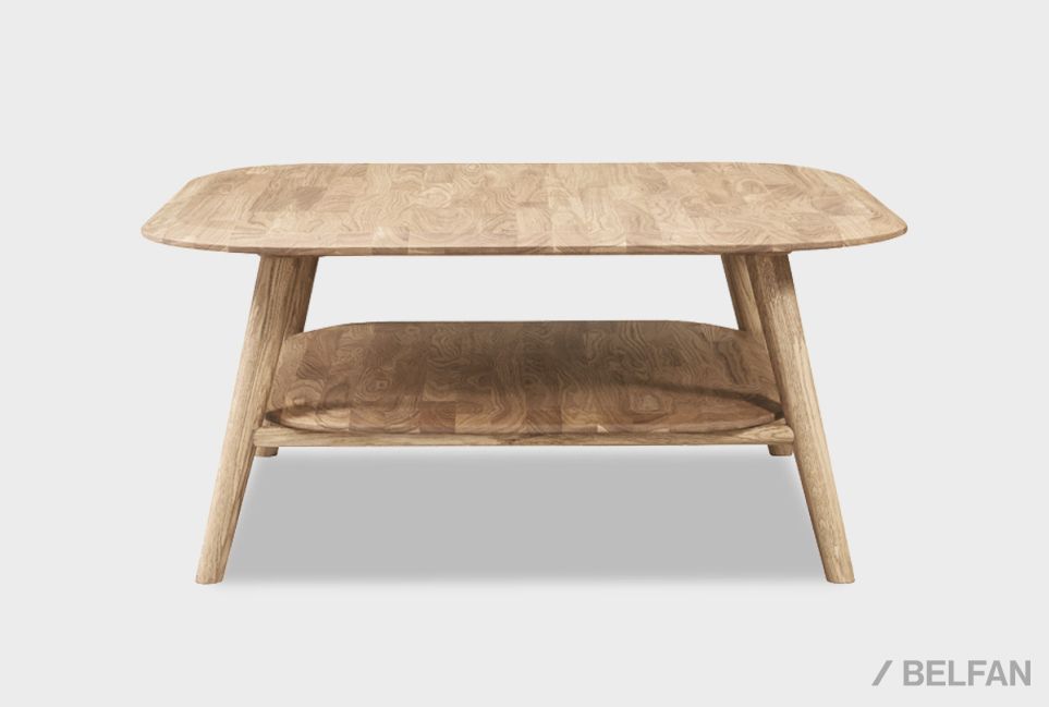 Стол журнальный "Арт" массив дуба 1