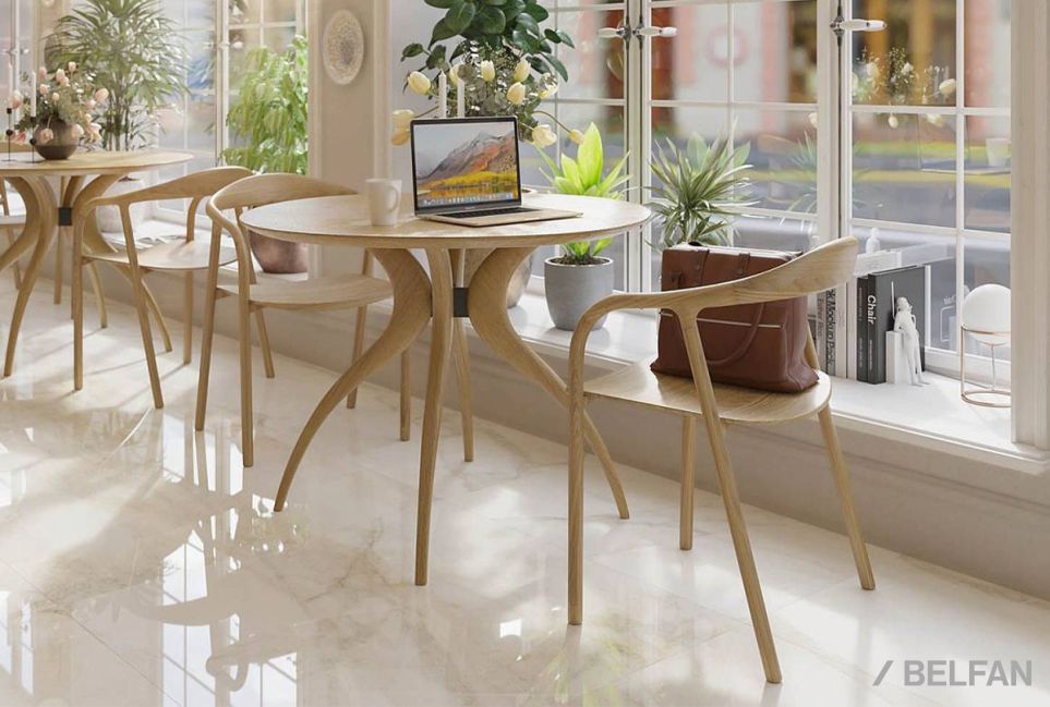 Стул "Лугано" с подлокотниками массив берёзы 4