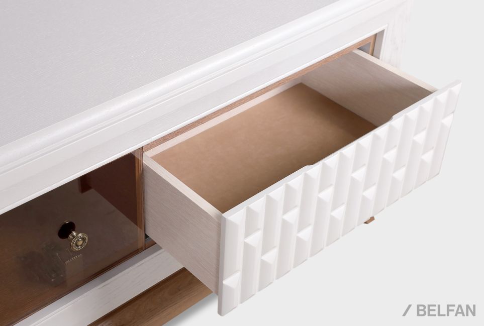 Тумба под ТВ "Армония" массив и шпон дуба 7