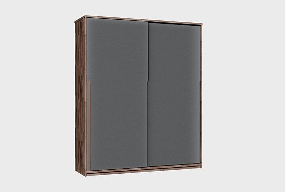 Шкаф-купе 2-х дверный "Уоллстрит" массив дуба, МДФ 5