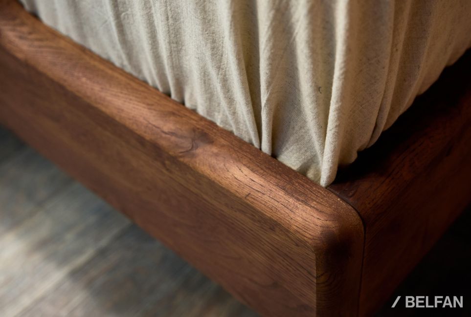 Кровать "Меридиан" (мягкое изголовье) массив дуба 4