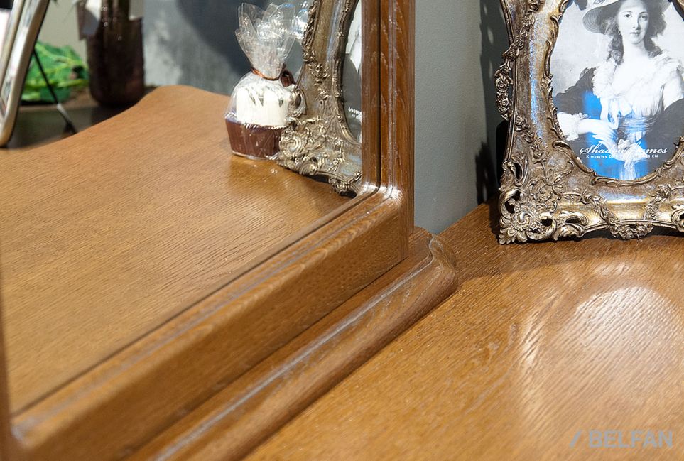 Зеркало к туалетному столу "Трио" массив и шпон дуба 3