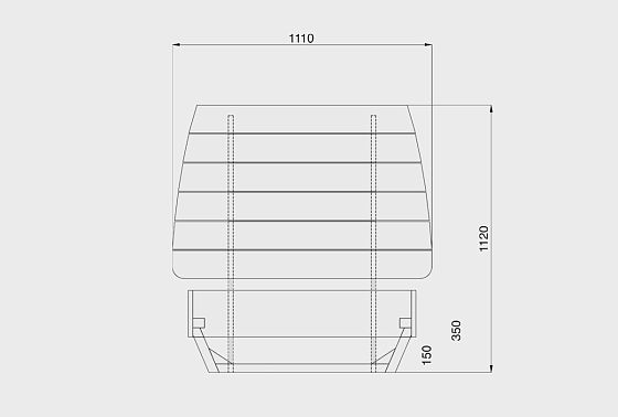 Кровать "Уоллстрит" массив дуба 4