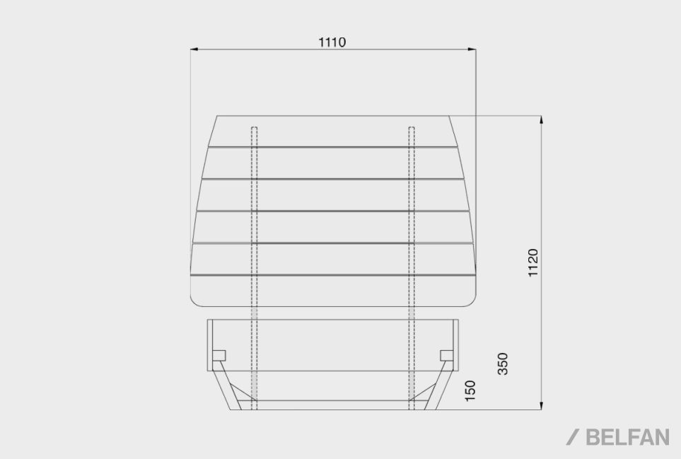 Кровать "Уоллстрит" массив дуба 3