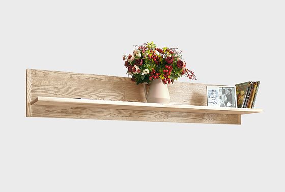 Полка навесная "Ирвинг" массив дуба 2