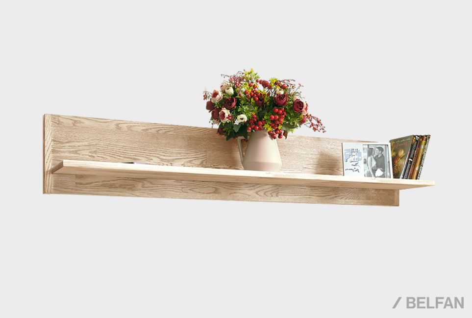 Полка навесная "Ирвинг" массив дуба 1