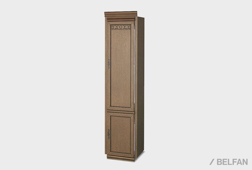 Шкаф 1-но дверный "Тэфи" (правый) массив и шпон дуба 1