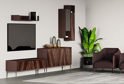 Шкаф настенный узкий "Монреаль" (правый)