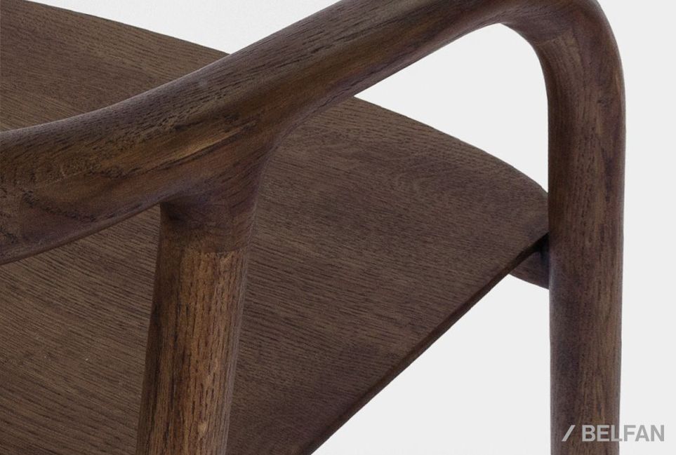 Стул "Лугано" с подлокотниками массив берёзы 4