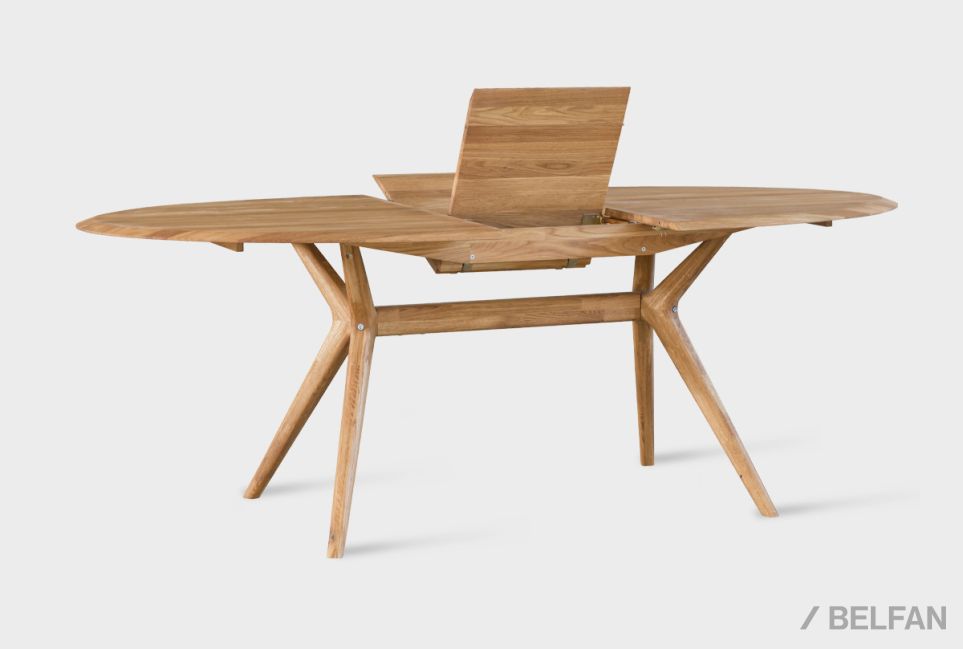 Стол обеденный "Кармен" (раскладной) массив дуба 3