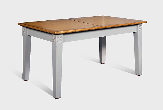 Стол обеденный "Бриансон" раскл. массив и шпон дуба, МДФ 2