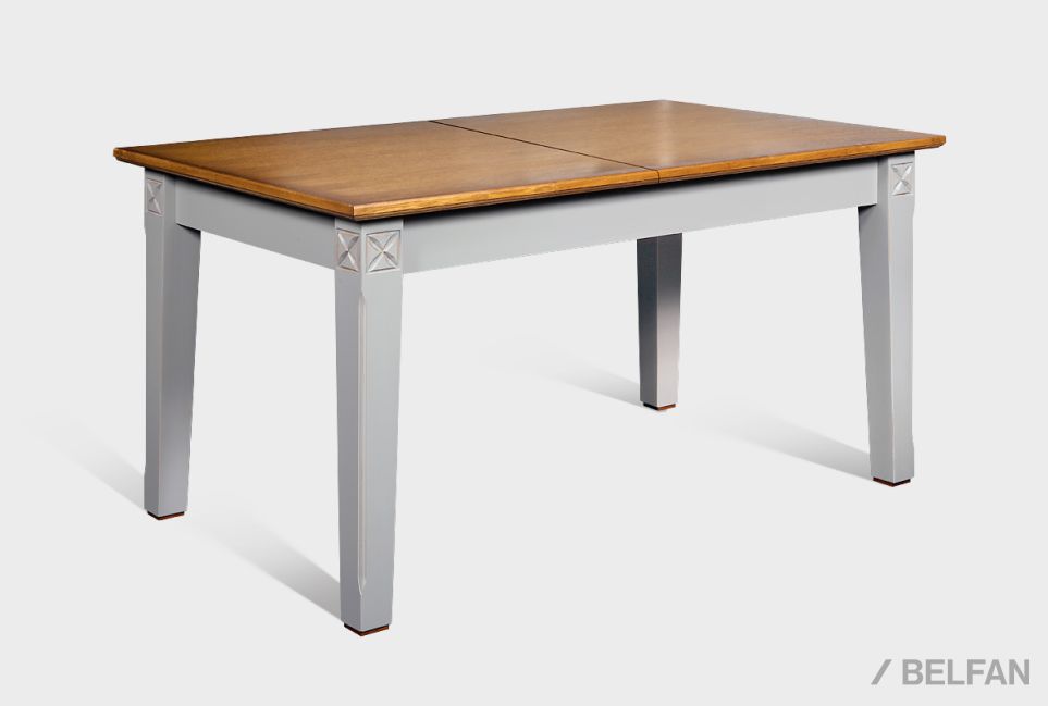 Стол обеденный "Бриансон" раскл. массив и шпон дуба, МДФ 1