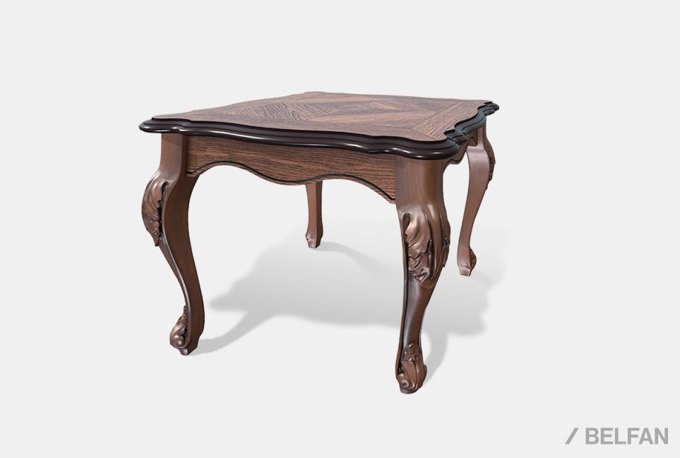 Стол журнальный "Алези 05" массив и шпон дуба 1