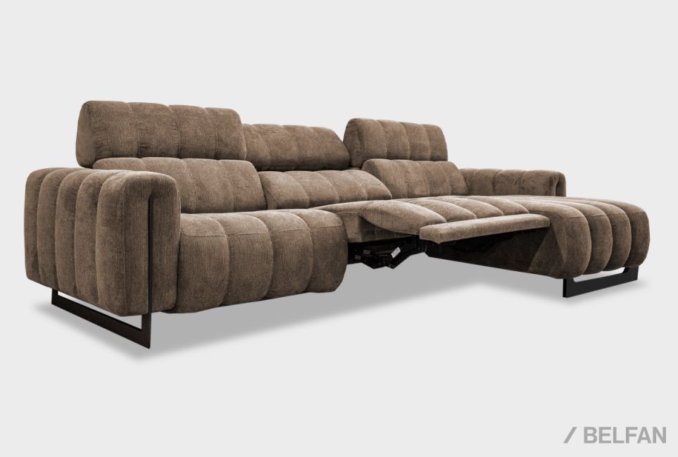 "Дженеси" диван с оттоманкой 1