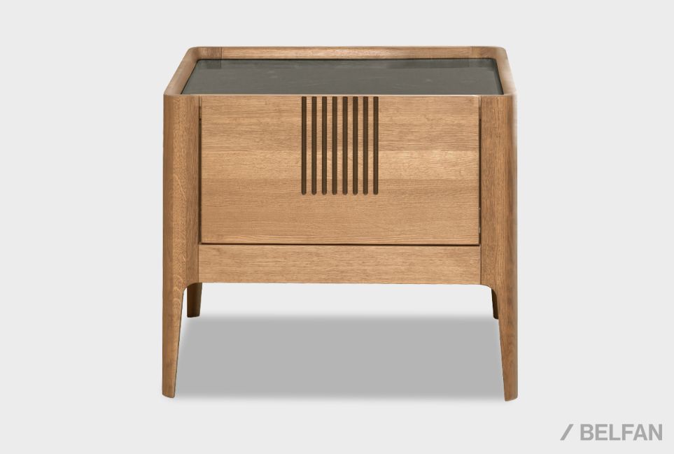 Тумба прикроватная "Бергамо" массив дуба 2