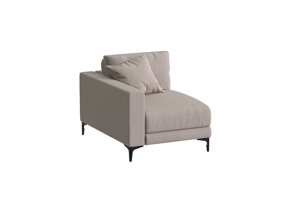 "Мэттью" секция одноместная с подлокотником; нераскл.; 1L; цвет каркаса/ножек; начальная группа ткани