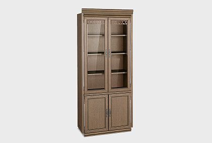 Шкаф 2-х дверный со стеклом "Тэфи"