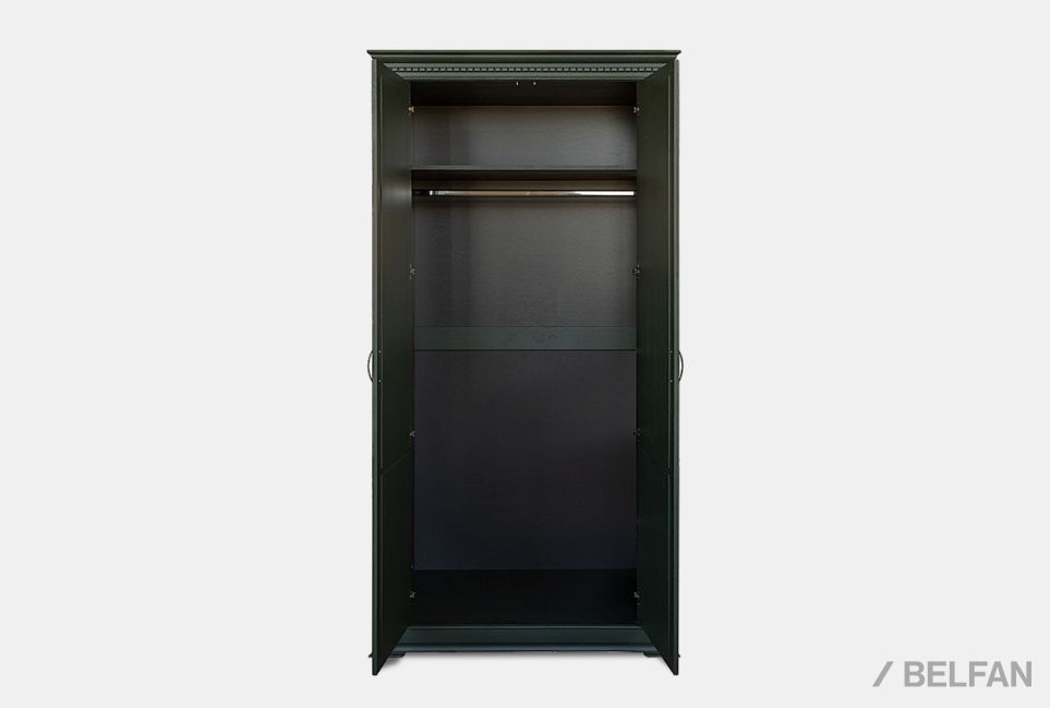 Шкаф 2-х дверный "Верди Люкс" массив и шпон дуба 3