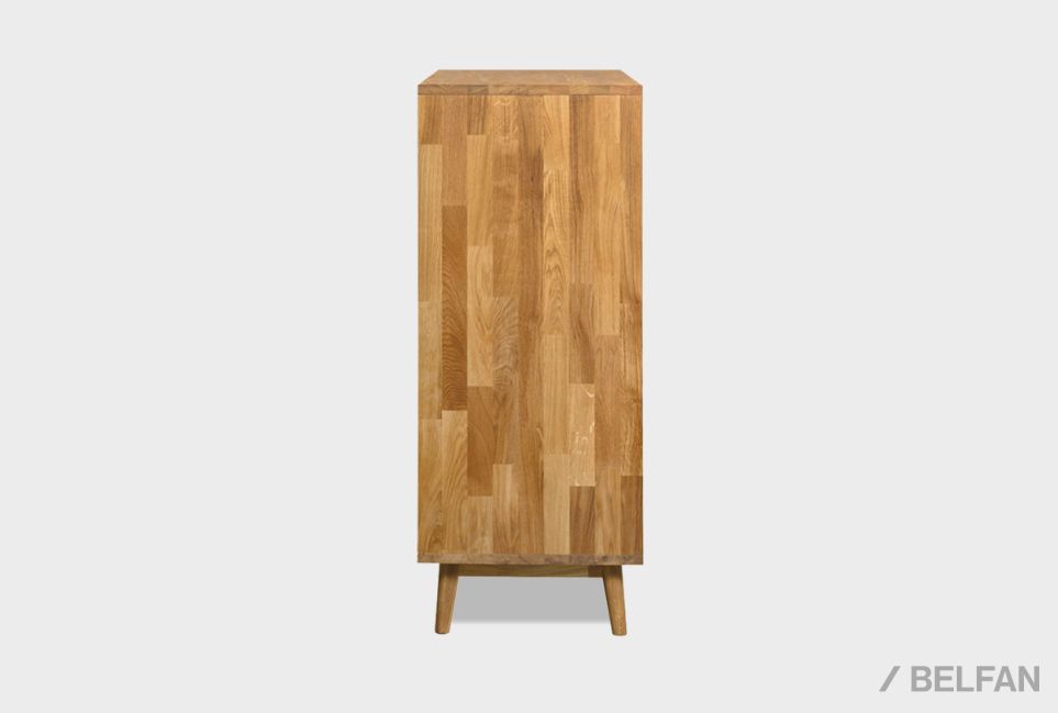 Тумба "Ирвинг" 2 высокая массив дуба 10