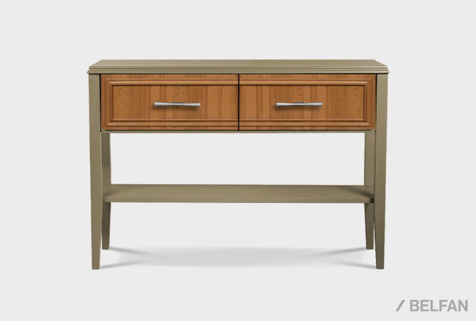 Стол-консоль "Сакраменто" массив и шпон дуба, МДФ 1