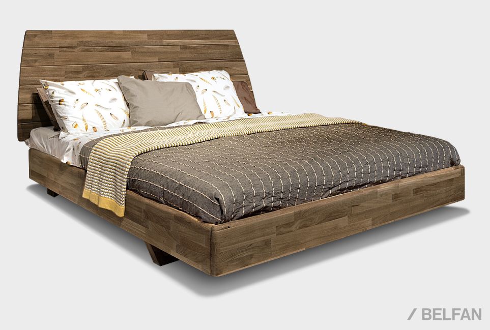 Кровать "Уоллстрит" массив дуба 1