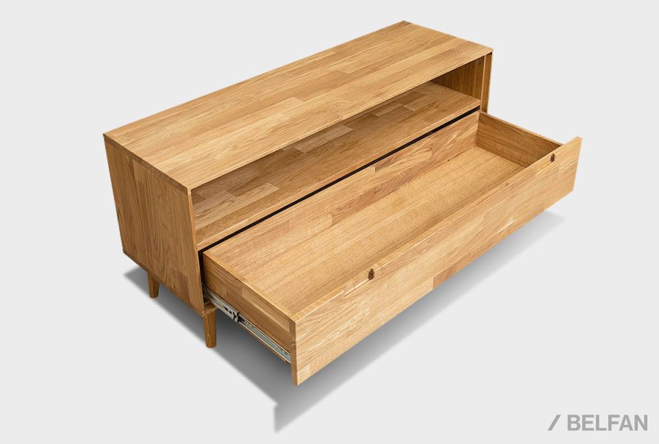 Тумба под ТВ "Ирвинг" 2 массив дуба 5