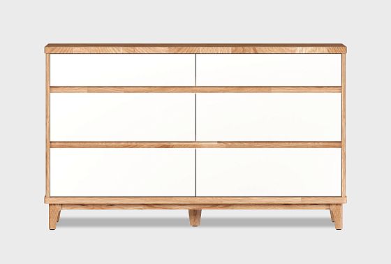 Комод "Уоллстрит" 6 массив дуба, МДФ 4