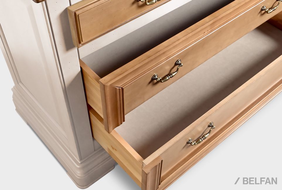 Комод "Оливия" массив и шпон ольхи 8