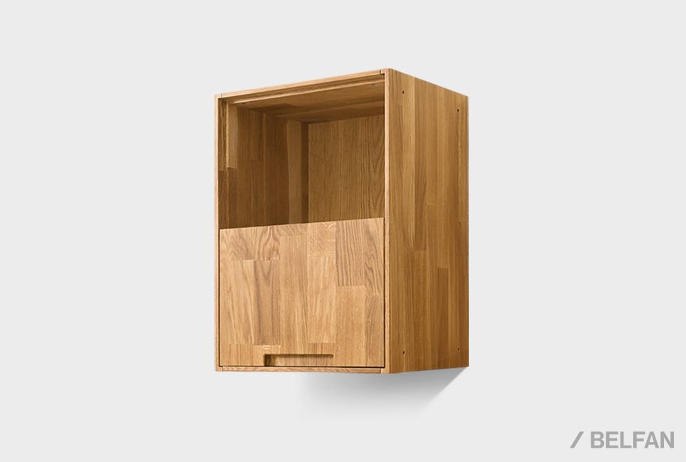 Шкаф навесной "Ирвинг" 60 (левый) массив дуба 1