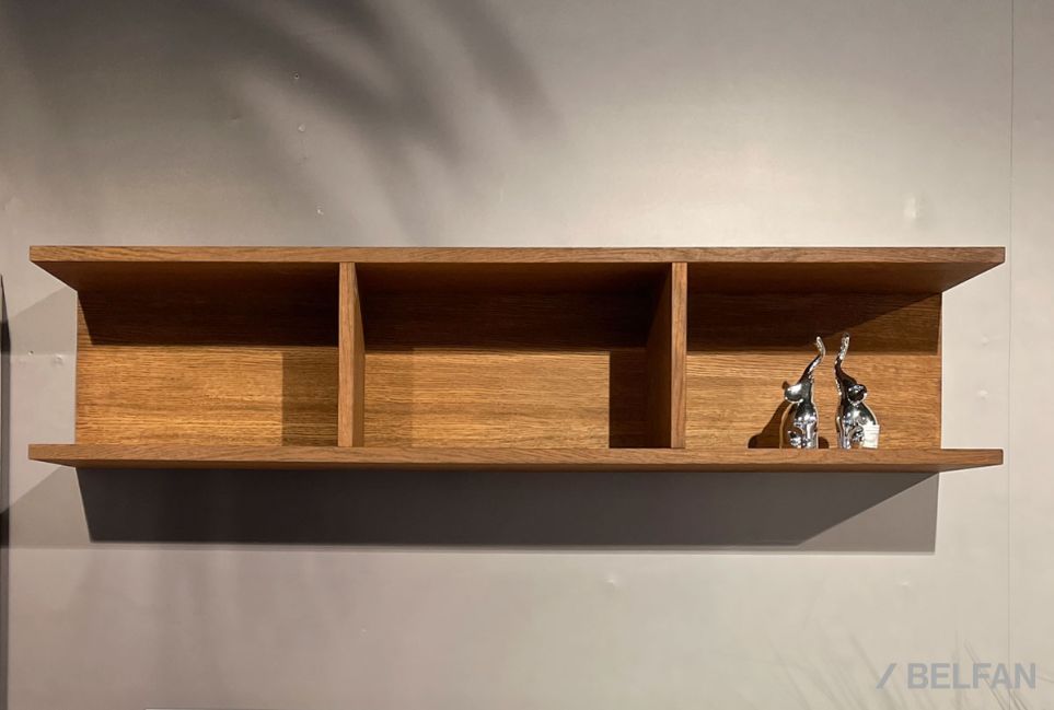 Полка настенная "Сакраменто" МДФ, шпон дуба 4