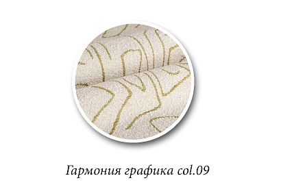 "Одри" кресло; нераскл.; 12; золото; Гармония графика col.09 (гр. 7/НФ)