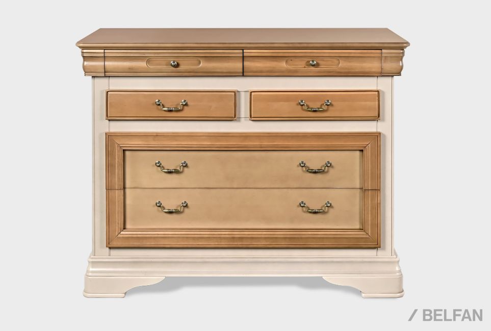 Комод "Оливия" массив и шпон ольхи 2