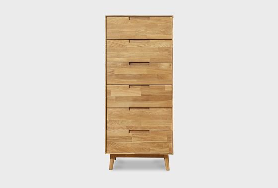 Комод "Ирвинг" 6 (высокий) массив дуба 5