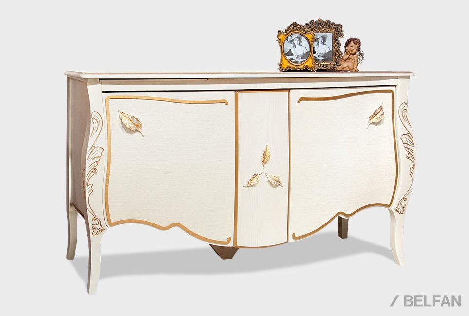 Тумба-бар "Трио" массив и шпон дуба 1