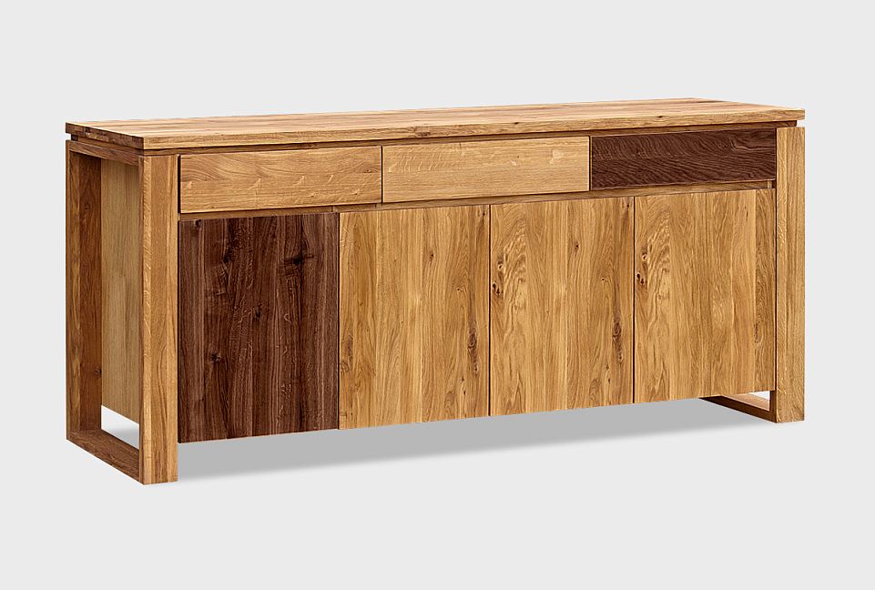 Тумба "Берген" В-43; бейц-масло, графит